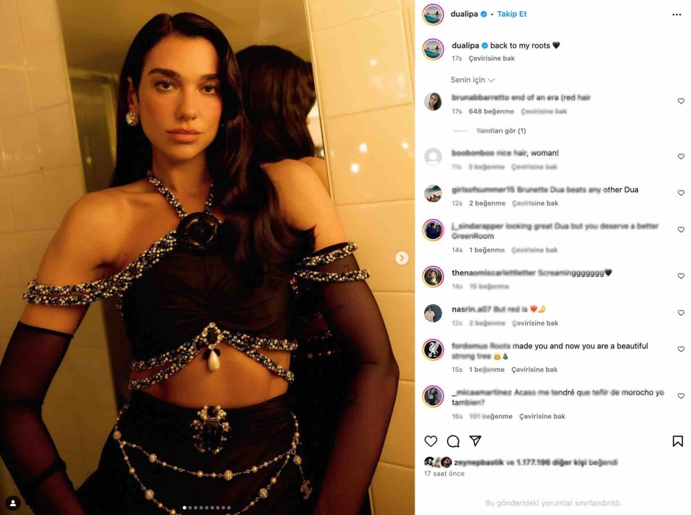 dua lipa imaj degisikligine gitti yeni imaji begeni topladi